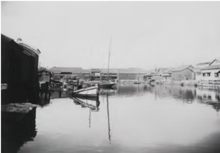 曾经的南堀川（昭和14年（1939）以前）